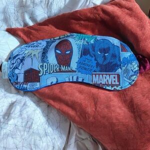 Marvel Spider-Man Comic Sleep Mask - Blue and Red